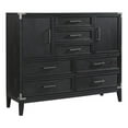 thumbnail image 2 of Intercon Furniture Laguna Bedroom 7-Drawer Wood Master Chest in Black, 2 of 2