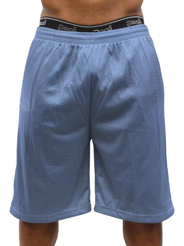 Pro 5 Mens Plain Mesh Shorts,Sky Blue 