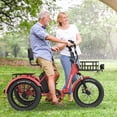 thumbnail image 5 of ABORON Folding Electric Trike for Senior 6 Speed, 750W Adult Motorized Tricycle Foldable Commute 3 Wheels E-Bike w/48V Battery and Storage Baskets, 5 of 9