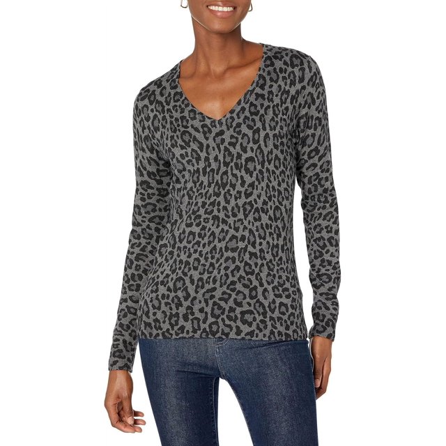 walmart Essentials Womens Lightweight V-Neck Sweater