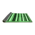 thumbnail image 2 of Ahgly Company Indoor Rectangle Abstract Emerald Green Modern Area Rugs, 4' x 6', 2 of 4