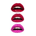 thumbnail image 1 of Pegatinas de labios de tatuaje semipermanentes Pegatinas de labios de maquillaje de baile desechables Wmkox8yii  hjk3088, 1 of 1