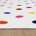 thumbnail image 5 of Mohawk Home Kids Collection Polka Dots Low Pile Stain/Fade Resistant Printed Washable Area Rug, Multicolor, 4' x 6', 5 of 8