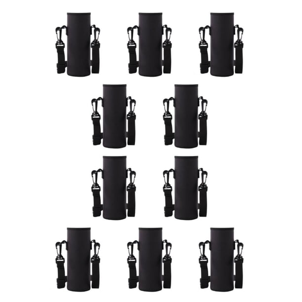 Funda para botella Yuarrent fácil de limpiar costuras finas a Prueba de Arañazos 8*23cm negro 10Conjunto