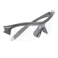 thumbnail image 1 of Gafas de sol al aire libre a prueba de viento protección UV TR ergonómicas gafas de sol para montar para senderismo niños marco negro lente transparente, 1 of 12