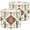 Color 1, variant on Linen Drum Lampshades Desert Cowboy Landscape Cactus Mountain Vintage Sepia Style 13"x13"x10" Light Shade for Table Lamps Floor Lamp Shades Lampshade Replacement Assembly Required