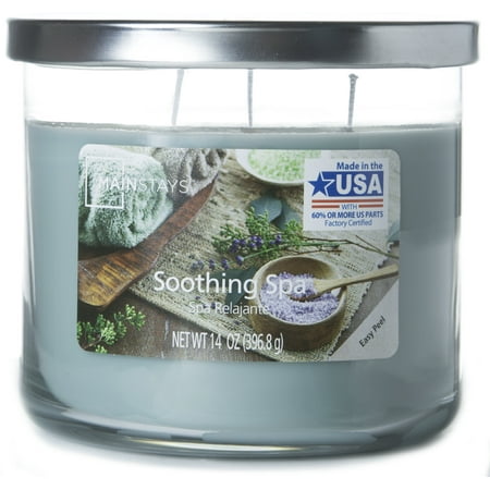 Mainstays Soothing Spa Chrome Lid Jar 14oz