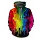 thumbnail image 3 of Sudadera con capucha para hombre y mujer, suéter con estampado 3D de grafiti de arcoíris, ropa de calle de gran tamaño, Y2K, novedad, 3 of 5