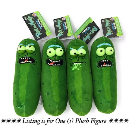 Funko Galactic Plushies: Rick and Morty - Pickle Rick (Assorted Expressions)