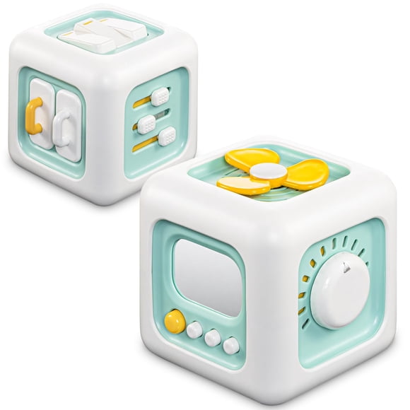 Juguete sensorial SOCBTNSO Busy Cube para niños pequeños de 1 a 3 años