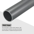 thumbnail image 4 of Uxcell Rigid Round Pipe Light Grey 1.45 x 1.65"(ID*OD) High Impact for Water Pipe Crafts Cable Sleeve, 4 of 6