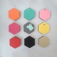 thumbnail image 5 of Felt Hexagon Wall Stickers Non-woven Live Background Wall Indoor Wall Renovation Self-adhesive Wall Stickers Multi-size - Fluorescent green, 5 of 5