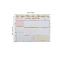 thumbnail image 2 of LABSERRON 1Pcs Multi Color Paper Small Weekly Planner For Home Use Office Use And School Use 9.82X7.19X0.59In, 2 of 8