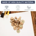thumbnail image 4 of MRLESS 100 Pieces Wooden Circle Slices for Wedding DIY Crafts and Party Decorations, 4 of 7
