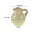 thumbnail image 2 of Miniature Ceramic Flower Pot for Decor 4Pcs Adorable Tiny Planter Set, 2 of 5