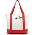thumbnail image 1 of Gym Shoulder Bag for Women, Stylish All-Purpose Canvas Totes with an External Pocket, Top Zipper Closure, Daily Essentials -Qin, 1 of 5