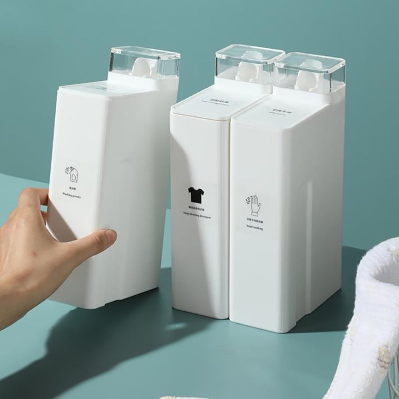 1000ml Laundry Detergent Empty Bottles Large Capacity Softener Storage