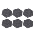 thumbnail image 5 of 12PCS Hexagon Acoustic Panels High Density Sound Absorbing Panels Sound Proof Beveled Edge Wall Panels 14x12x7cm Dark Gray, 5 of 5
