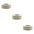 thumbnail image 1 of Transemion 500 Stylish Round Kraft Paper Jewelry Price Stickers for Rings Bag Shops Brown 3Set, 1 of 1