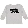 thumbnail image 3 of Inktastic California Black Bear Silhouette Boys or Girls Long Sleeve Toddler T-Shirt, 3 of 5