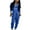 Blue womens 2 piece sets, variant on Usmixi Womens Sweatsuits Set Quarter Zip Pullover 2 Piece Outfits for Women Fashion Long Sleeve Sweatshrit Drawstring Cargo Pants Lounge Sets Work Pant Matching Sets