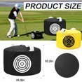 thumbnail image 3 of Yuarrent Golf Hitting Strike Bag Swing Trainer Exterior Interior Patio trasero Jardín Golf Deportes Estudiantes Práctica Ayudas Adultos Golf Negro Yuarrent OD025711-02, 3 of 6