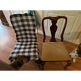 thumbnail image 4 of Set of 6 Buffalo Check Chair Covers, Removable and Washable Stretch Spandex Parsons Chair Seat Protector Slipcovers for Dining Room, Restaurant, Hotel, Banquet, Ceremony (Black/White Plaid), 4 of 6