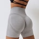 thumbnail image 1 of Pantalones cortos de yoga sin costuras europeos y americanos, pantalones cortos ajustados de cintura alta con caderas color melocotón para correr para niñas, 1 of 2