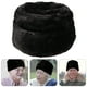 thumbnail image 4 of ColoMX Gorra de felpa de piel sintética suave y cálida con estilo, sombrero de anciano para invierno otoño, 4 of 8