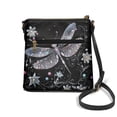 thumbnail image 2 of ZUXONGSY Dragonfly Floral Print Shoulder Handbag for Women Small Crossbody Travel Purse Casual Satchel with Adjustable Wide Strap for Shopping Working, 2 of 7