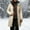 Beige, variant on Jacket for Women Women's Coat Christmas Gift for Parents Women Casual Loose Colorblock Fashion Long SlSeeved Hooded Coat Fall and Winter for Outdoor Activities and Hiking
