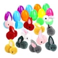 thumbnail image 5 of perfeclan 12x Colorful Easter Eggs Easter Eggs Fillers with Toys Party Favors Easter Rabbits Easter Basket Stuffers for Boys Teens Kids, 5 of 9