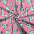 thumbnail image 5 of CLOOCL Women T-Shirt Cartoon Cactus Printed Oversized Tee Shirts Long Sleeves Lovely Tops, 5 of 6