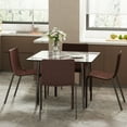 WisFor Sintered Stone Dining Table Kitchen Table Furniture with