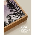 thumbnail image 5 of SHENIFY Landscape Mountain Wall Art Set Watercolor Sunrise Pine Tree Forest Nature Scenry Wilderness Farmhouse Rustic Modern Art Decorative 11x14in3pcs Natural Framed, 5 of 5