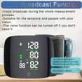 Led Bp Set Mericonn Wrist Blood Pressure Monitor BP Monitor LED Display Blood ...