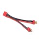 thumbnail image 4 of Câble d'alimentation en silicone style Deans, fiche en T 2 mâles vers fiche en T 1 femelle, pour batterie Lipo 2-6S, 4 of 4