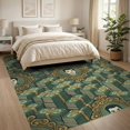 thumbnail image 3 of ODIKA 8'x10' Washable Area Rug Durable, Non-Slip Men Bold Cartoon Motif Bathroom Designer Anime Graphic Funky Refined Structured for Living Room, Under Sectional, Family, 3 of 7