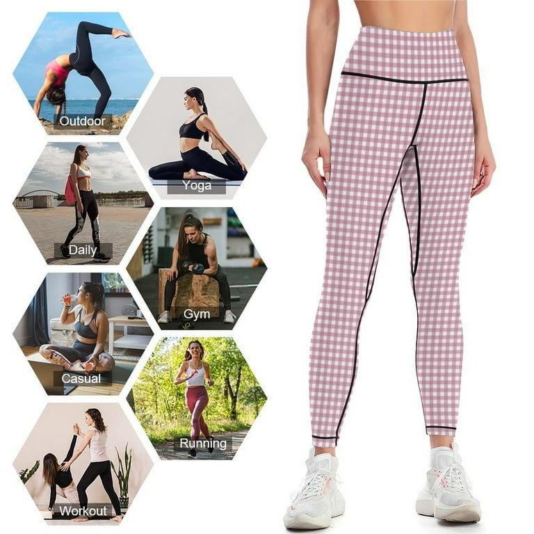 Gingham workout leggings best sale
