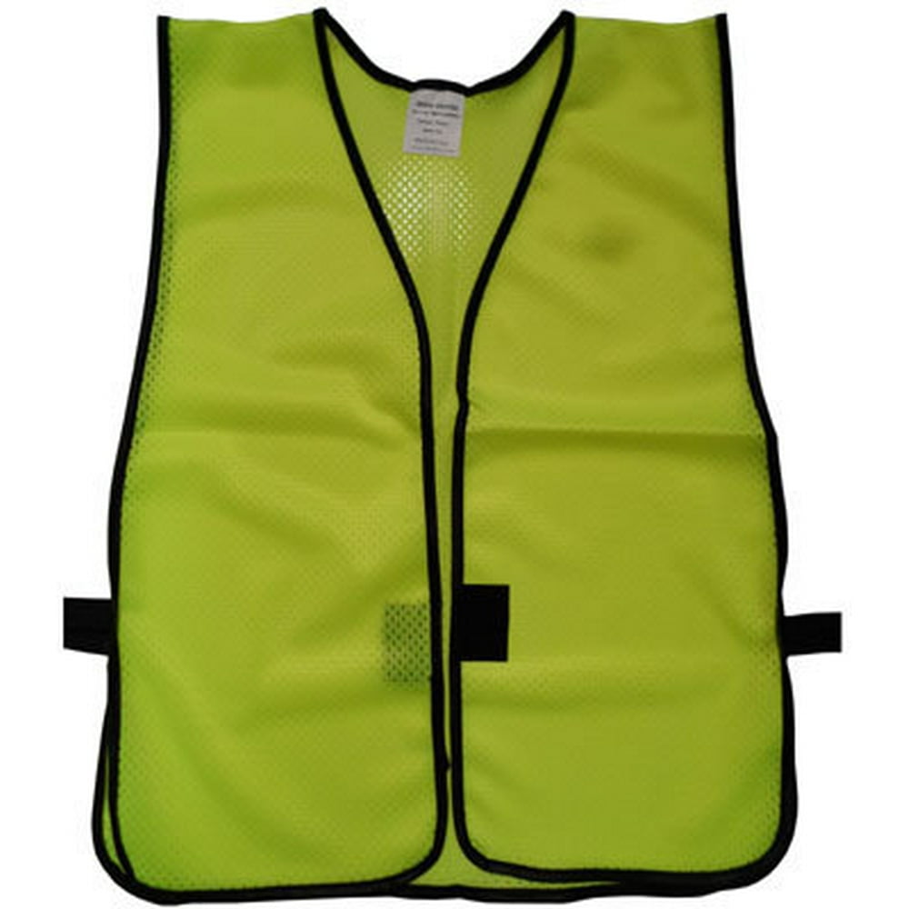 Lime Safety Vests Soft Mesh Plain Vests