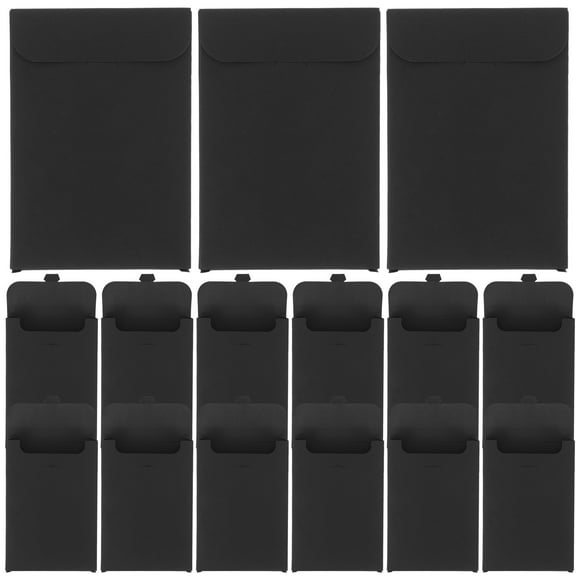 HEALEEP Postcard Storage Black Kraft Paper 20Set 9X4.7X0.04In