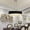Transparent + 39.4", variant on ACE-LIGHTS,17.9 Inch Modern Crystal Chandelier,Round Cristal Lamp Luxury Home Decor Light Fixture for Living-Room,Bedroom,Dining room,kid's room(Transparent)