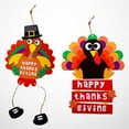thumbnail image 2 of FOLOYORI 5Pcs Thanksgiving Ornaments Diy Craft For Kids Turkey Shape Wall Hanging Home Decoration Assorted Color, 2 of 8