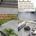 thumbnail image 3 of BTMWAY 30 Piece Patio Wood Deck Tiles, 12"x12" Square Acacia Wood Interlocking Flooring Tiles for Indoor & Outdoor, Modern Composite Decking Portable Dance Floor for Party Balcony Backyard, Gray, 3 of 14