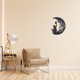 thumbnail image 4 of Moyic Decoración de pared de Metal negro, ingredientes seguros, artesanía exquisita, adorno colgante en la pared de estilo natural, no Decoración del hogar, 4 of 6