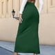 thumbnail image 4 of Falda midi tipo túnica con abertura lateral falda básica ajustada para mujer traje diario de diseño Simple, 4 of 9