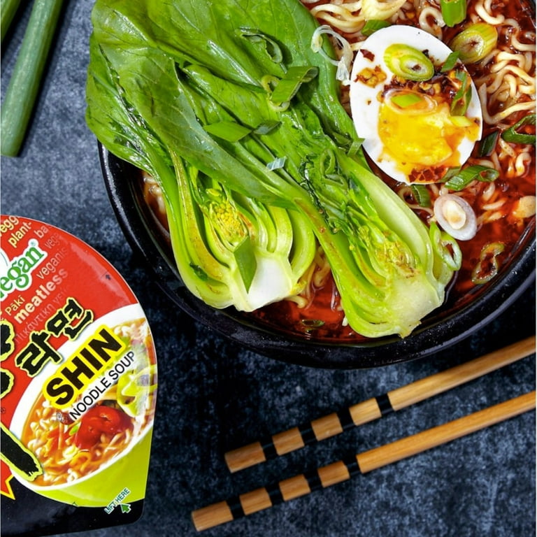  Nongshim Noodle Soup Ramen, with Real Kimchi 4.2 Ounce (Pack  of 4) : Grocery & Gourmet Food