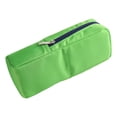 thumbnail image 2 of Estuche organizador multiusos con cremallera para lápices, compacto, de nailon Verde, 2 of 6