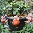 thumbnail image 4 of Pearlead Hanging Resin Planter Pot, Turtle, 3 Count, 4 of 9