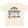 thumbnail image 3 of Inktastic My Meemaw Loves Me Girls Girls Toddler T-Shirt, 3 of 5